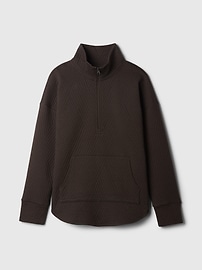 View large product image 16 of 16. GapFit Quilted Jacquard Half-Zip Pullover