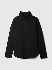 View large product image 16 of 16. GapFit Quilted Jacquard Half-Zip Pullover