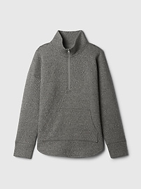 View large product image 7 of 13. GapFit Quilted Jacquard Half-Zip Pullover