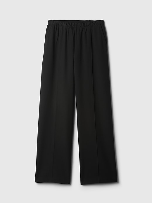 Image number 7 showing, Wide-Leg Seamed Pull-On Pants