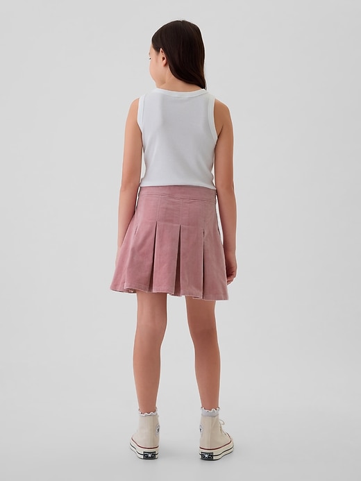 Image number 2 showing, Kids Corduroy Pleated Skirt