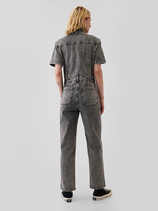 Image number 2 showing, Denim Jumpsuit