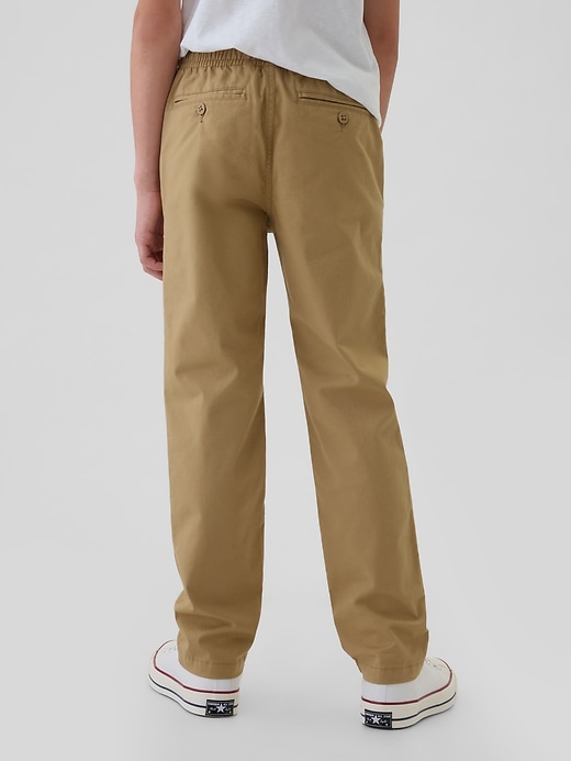 Image number 3 showing, Kids Pull-On Straight Khakis