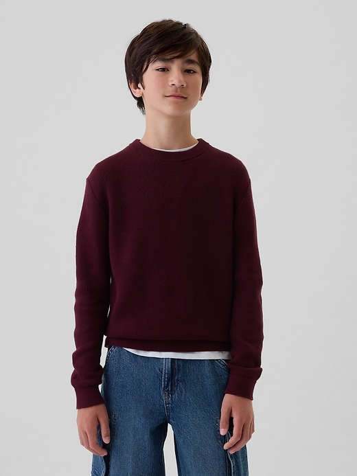 Image number 1 showing, Kids Textured Sweater