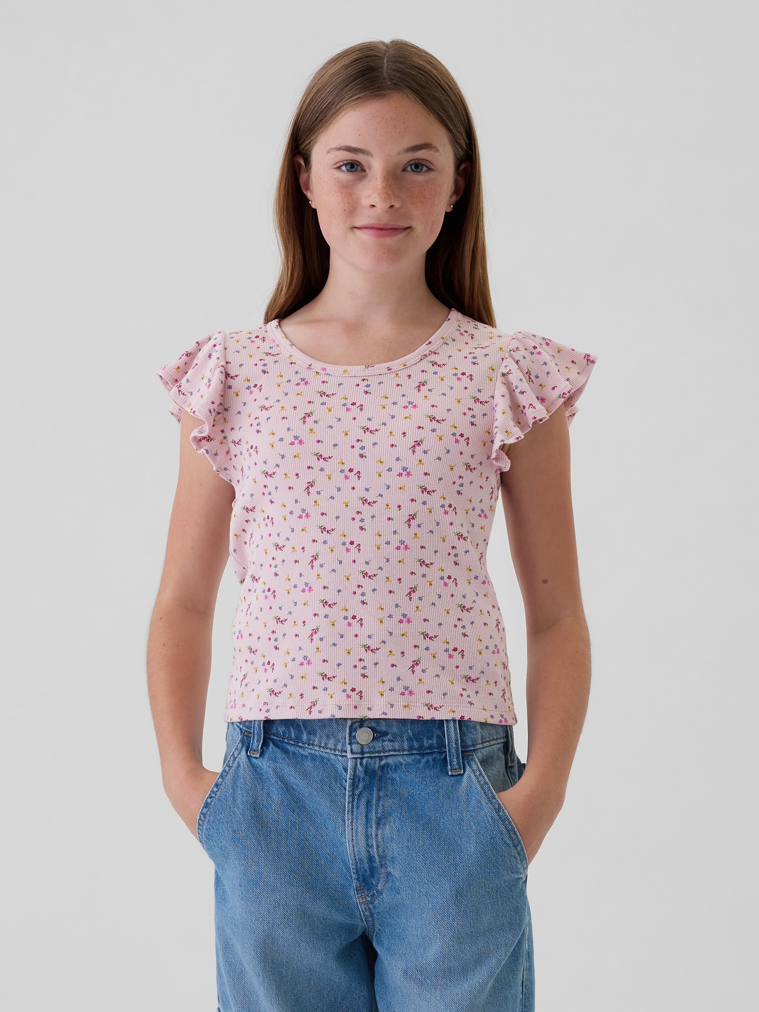 Kids Rib Flutter T-Shirt