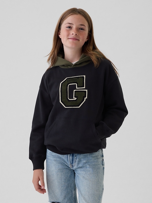 Image number 5 showing, Kids Vintage Soft Varsity Hoodie