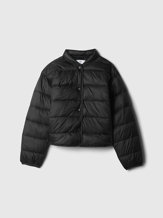 Image number 9 showing, Kids Recycled Lightweight PrimaLoft® Puffer Bomber Jacket