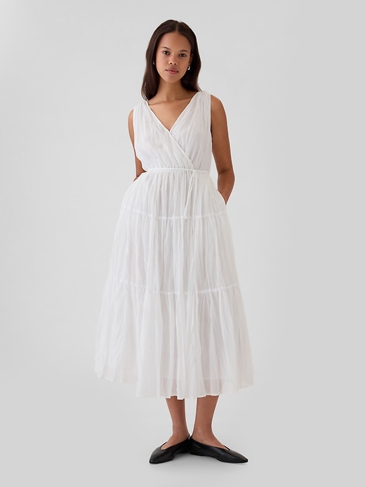 Image number 8 showing, Pleated Tiered Maxi Dress