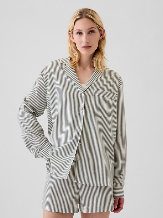 Image number 1 showing, Poplin PJ Shirt