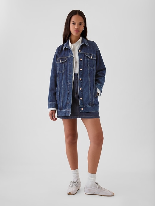 Image number 7 showing, Studded Oversized Icon Denim Jacket