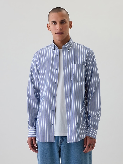 Image number 8 showing, All-Day Poplin Shirt in Standard Fit