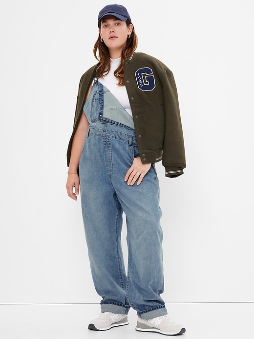 Image number 4 showing, '90s Loose Overalls