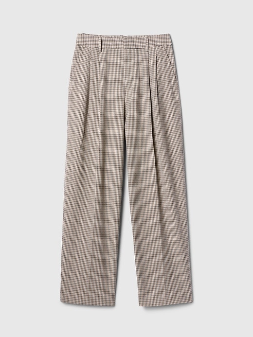 Image number 7 showing, 365 High Rise Brushed Twill Pleated Taper Trousers