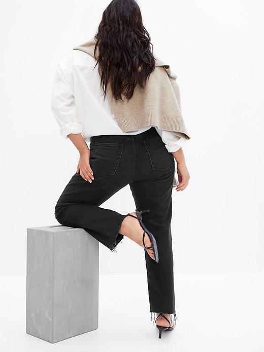 Image number 10 showing, High Rise Cheeky Straight Jeans