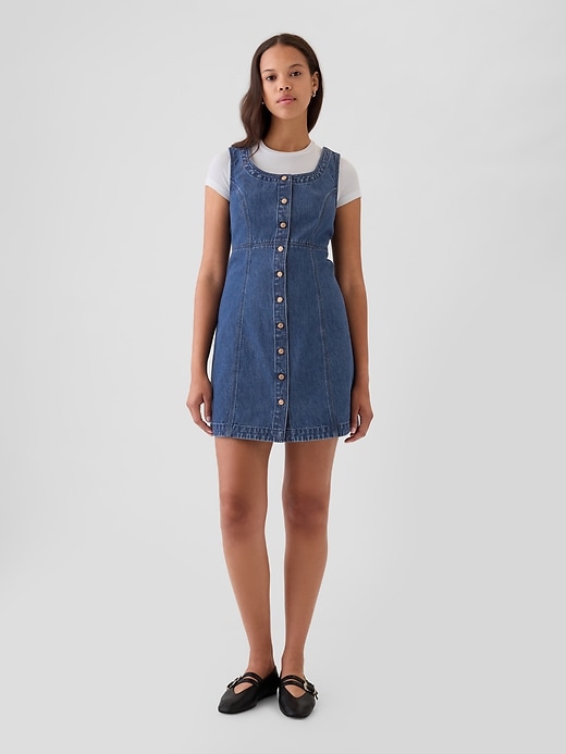 Image number 3 showing, GapHeritage Denim Mini Dress