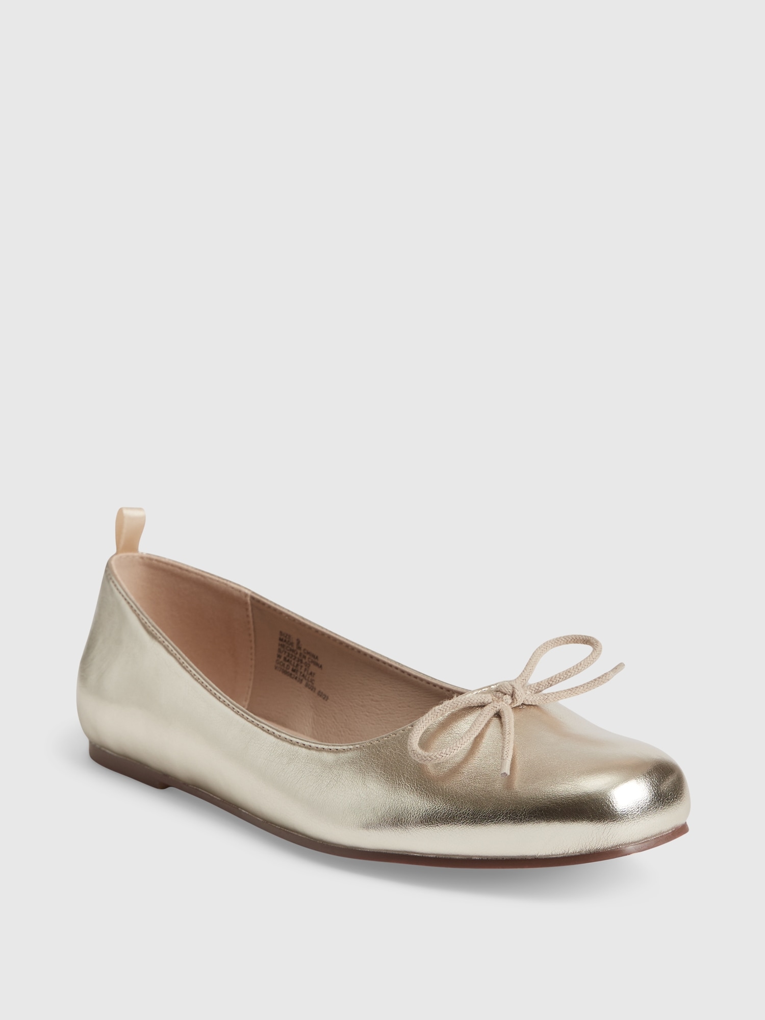 Gold ballet flats online