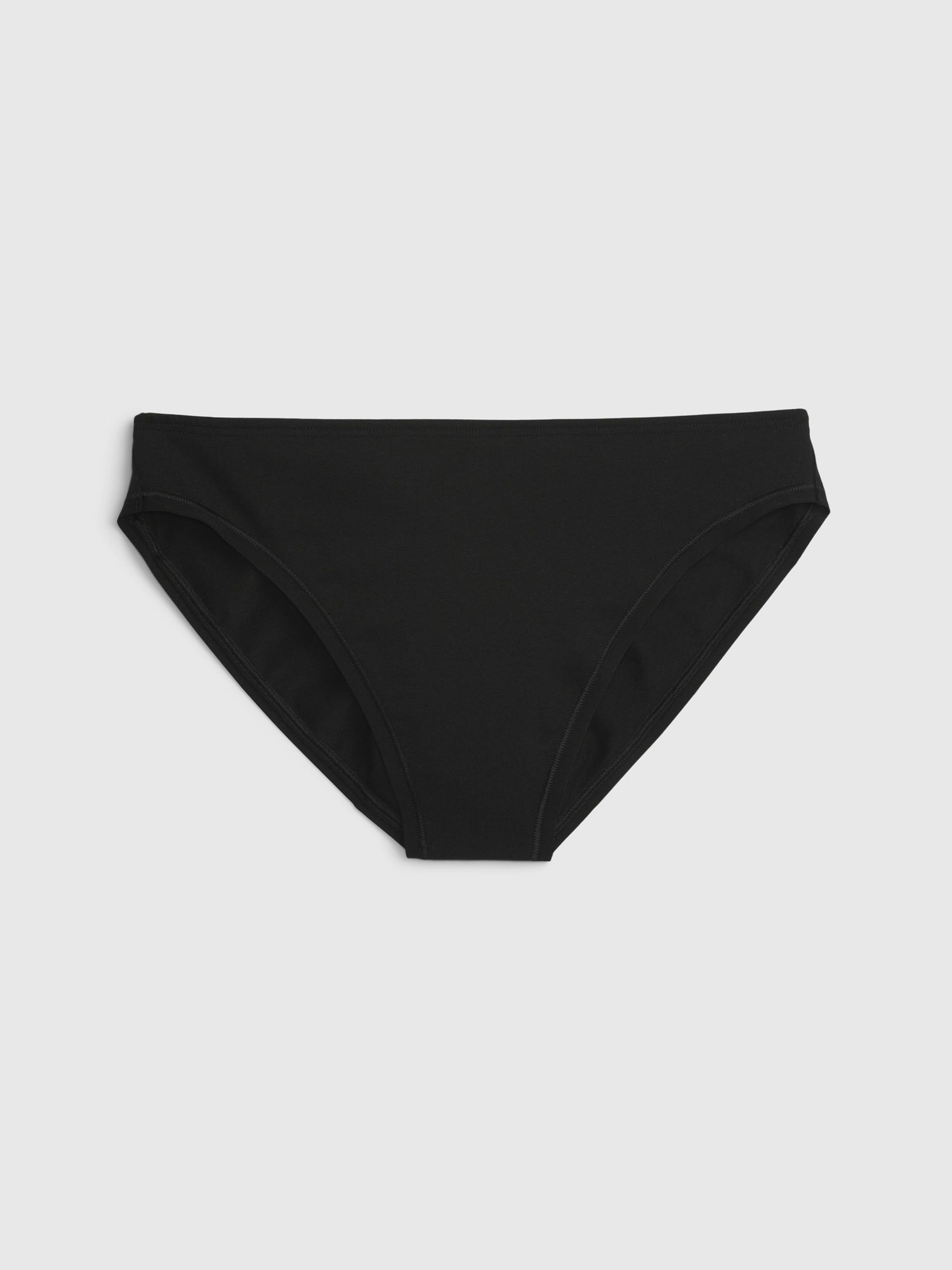 Organic Stretch Cotton Mid Rise Bikini Brief