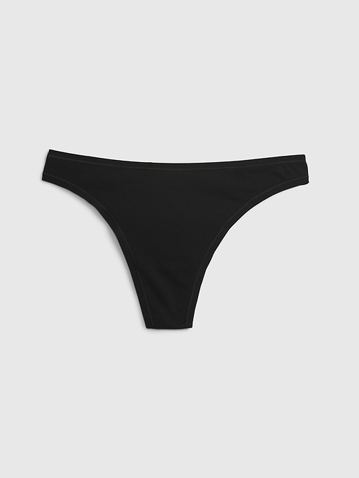 Image number 8 showing, Organic Stretch Cotton Thong