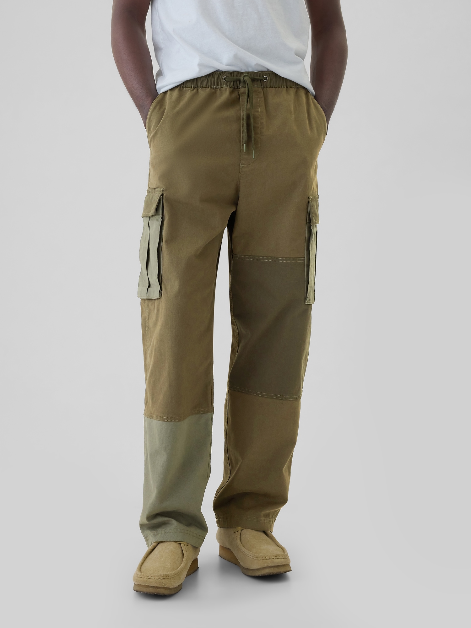 Patchwork Cargo Pants