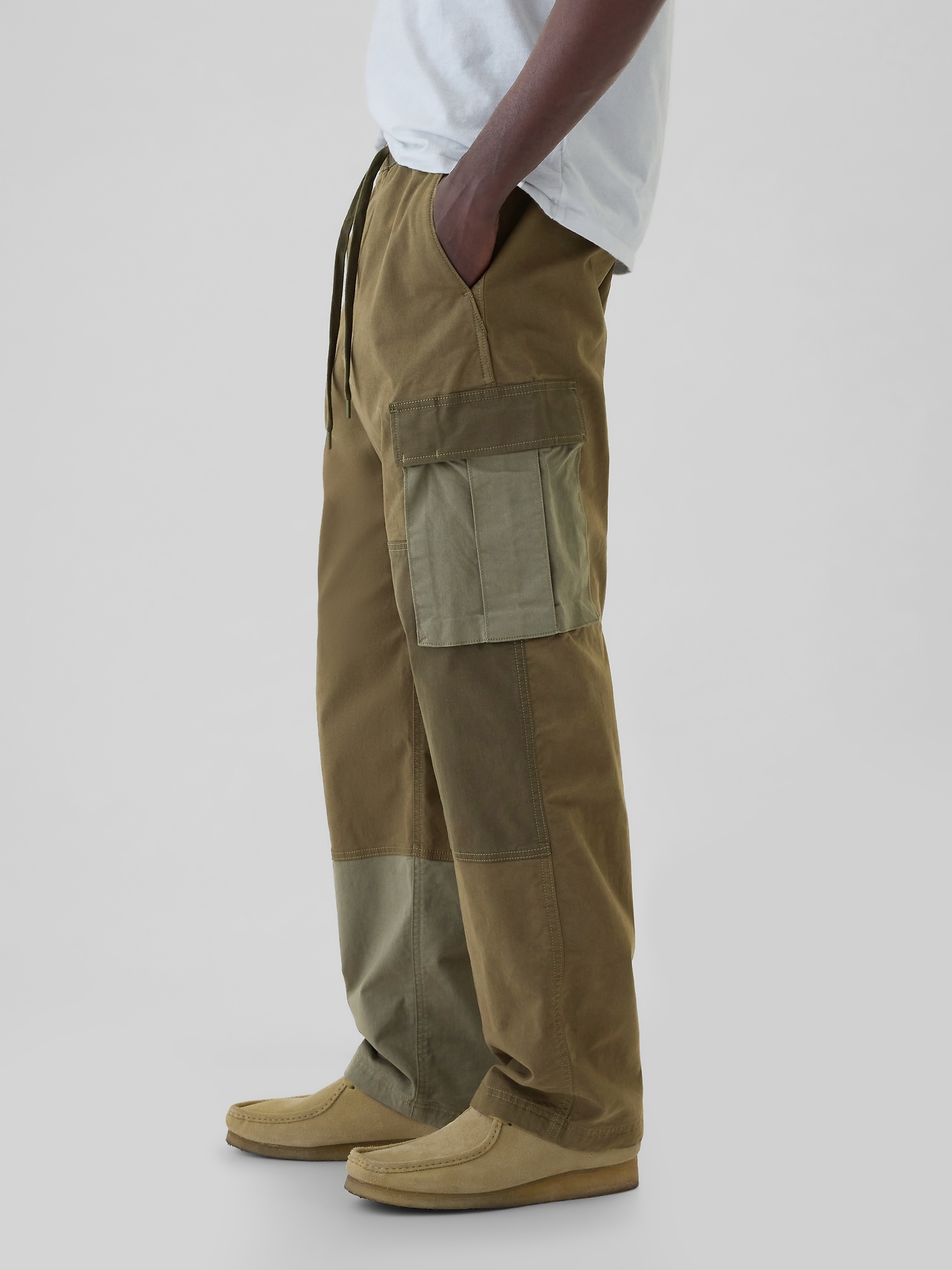 Patchwork Cargo Pants