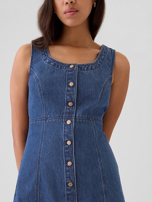 Image number 10 showing, GapHeritage Denim Mini Dress