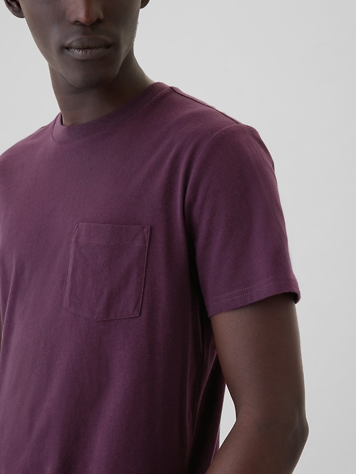 Image number 8 showing, Organic Cotton Pocket T-Shirt