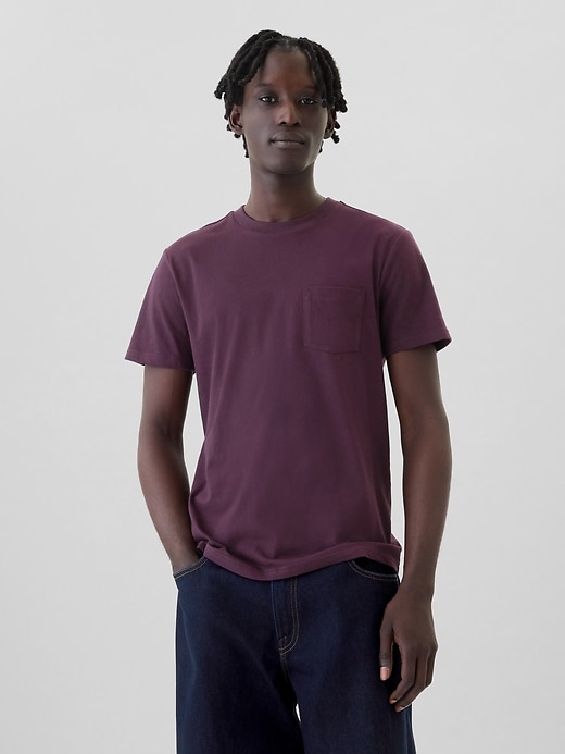 Image number 6 showing, Organic Cotton Pocket T-Shirt