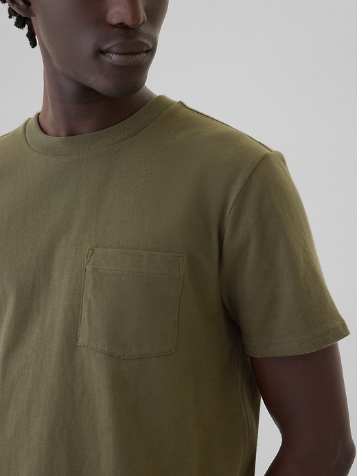 Image number 4 showing, Organic Cotton Pocket T-Shirt