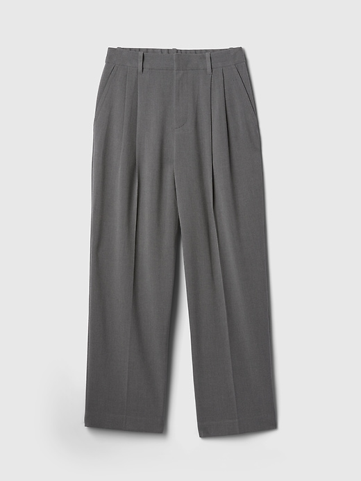 Image number 7 showing, 365 High Rise Brushed Twill Pleated Taper Trousers