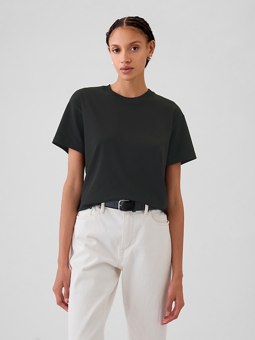 Image number 1 showing, Supima® Cotton Relaxed T-Shirt