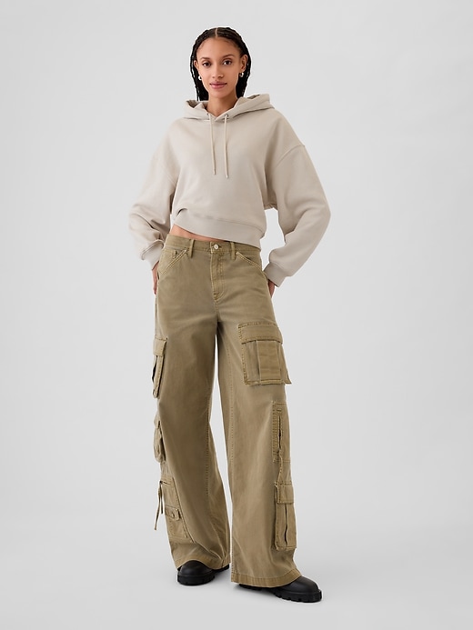 Image number 1 showing, Mid Rise Relaxed Cargo Pants