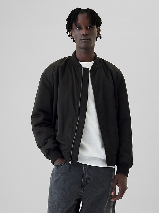 Image number 1 showing, Relaxed Bomber Jacket