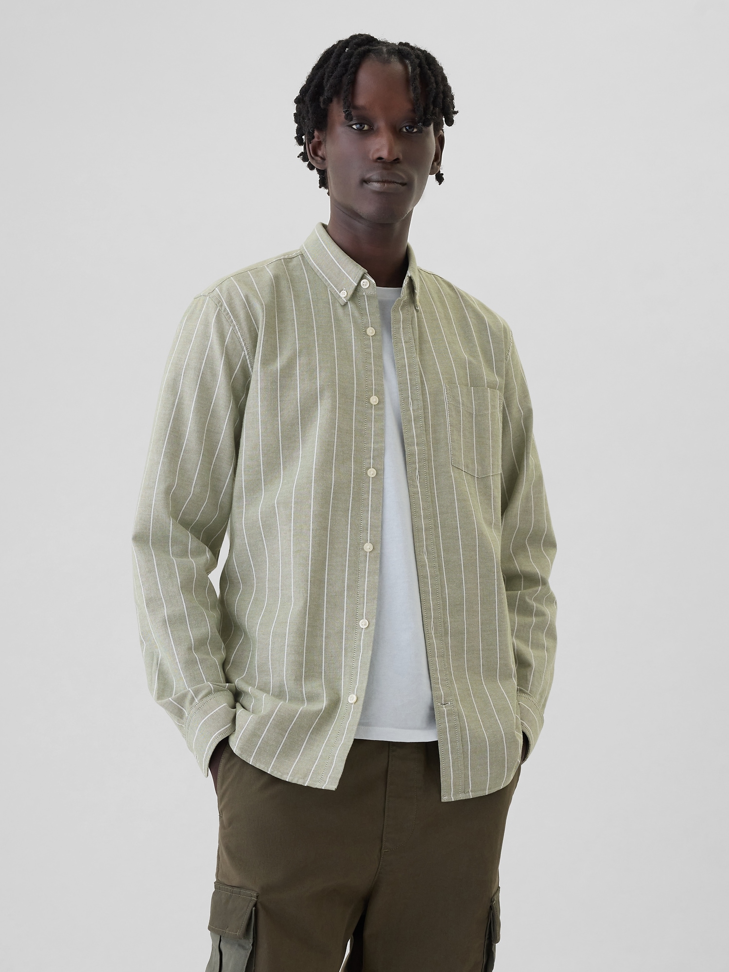 Classic Oxford Shirt in Standard Fit - Green