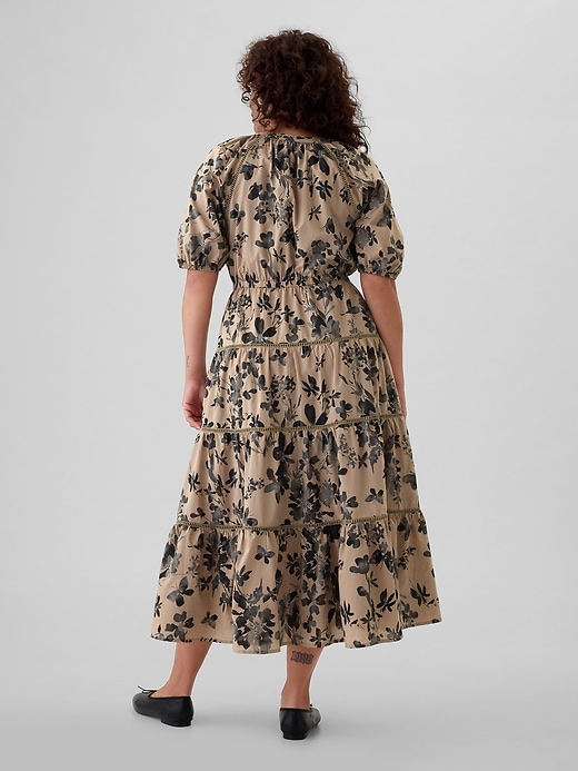 Image number 6 showing, Tiered Maxi Shirtdress