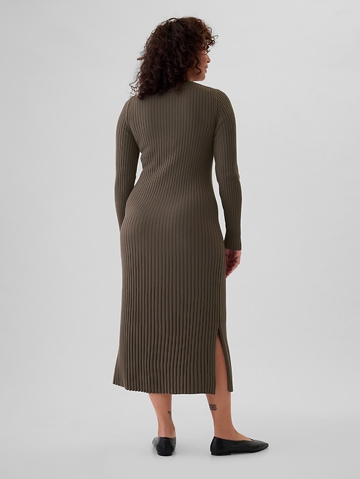 Image number 6 showing, Rib Sweater Maxi Dress