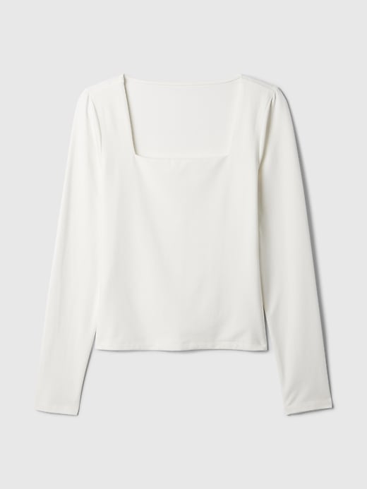 Image number 9 showing, Modern Square-Neck Cropped T-Shirt