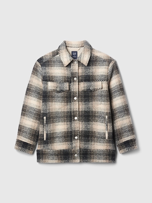 Image number 9 showing, Wool Boyfriend Shirt Jacket