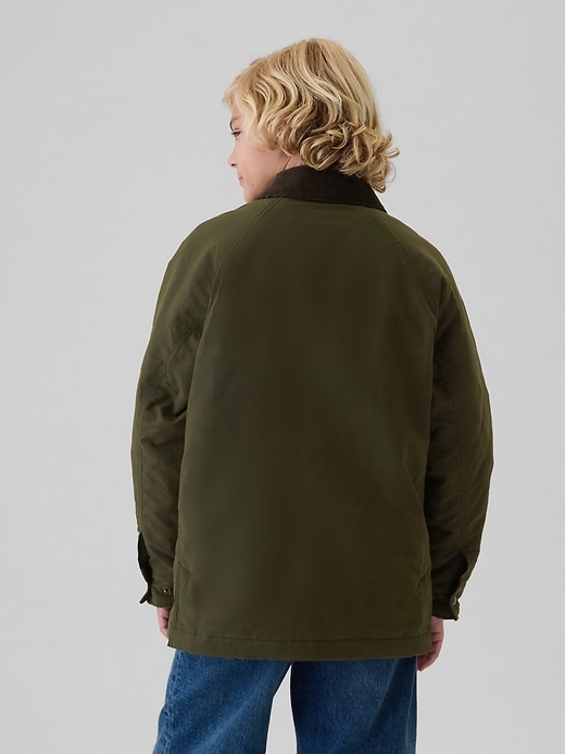 Image number 2 showing, Kids Waxed Canvas Field Jacket