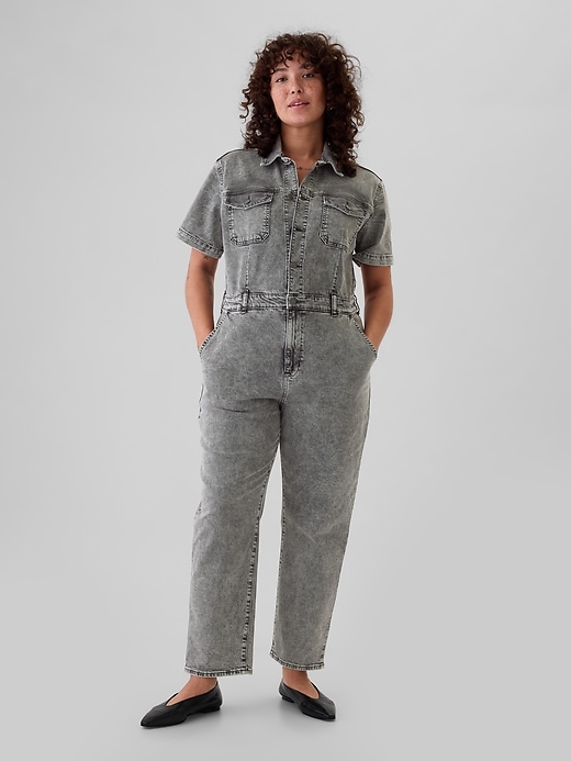 Image number 5 showing, Denim Jumpsuit