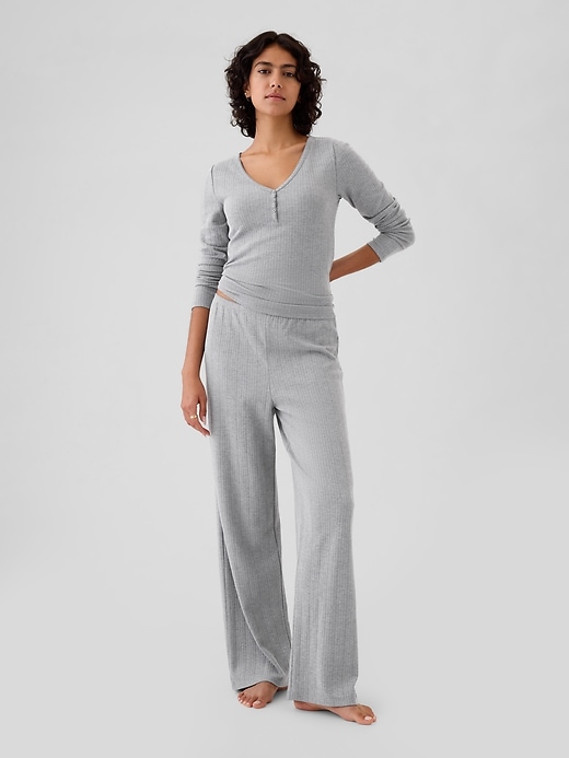 Image number 5 showing, Pointelle PJ Pants