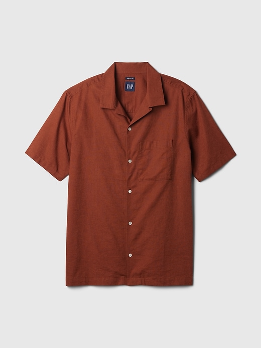 Image number 5 showing, Linen-Cotton Resort Shirt