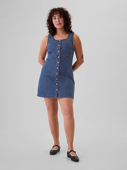 Image number 5 showing, GapHeritage Denim Mini Dress