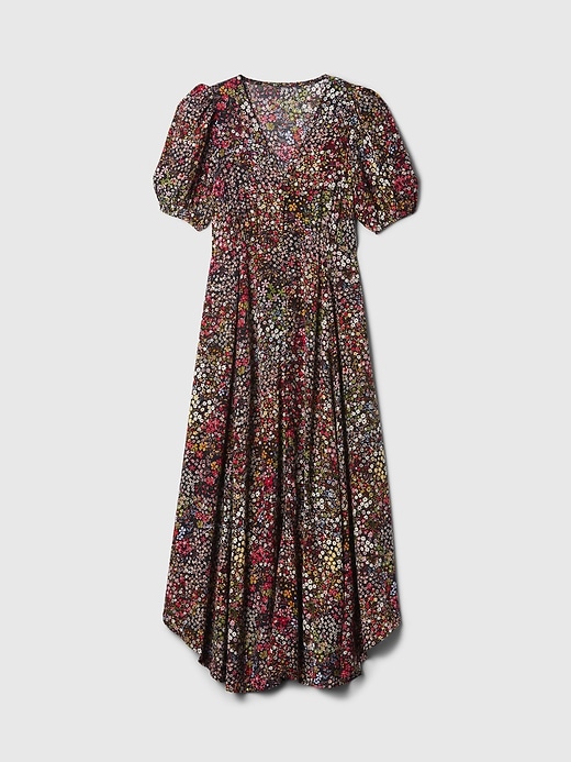 L'image numéro 7 présente Robe longue à fleurs