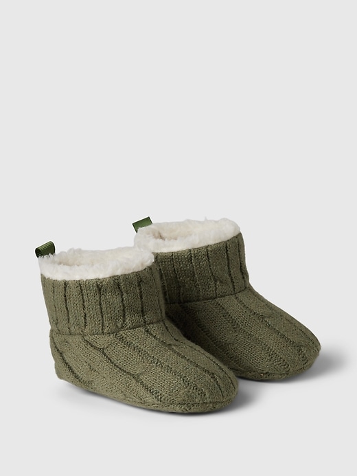 Image number 2 showing, Baby CashSoft Cozy Sweater Booties