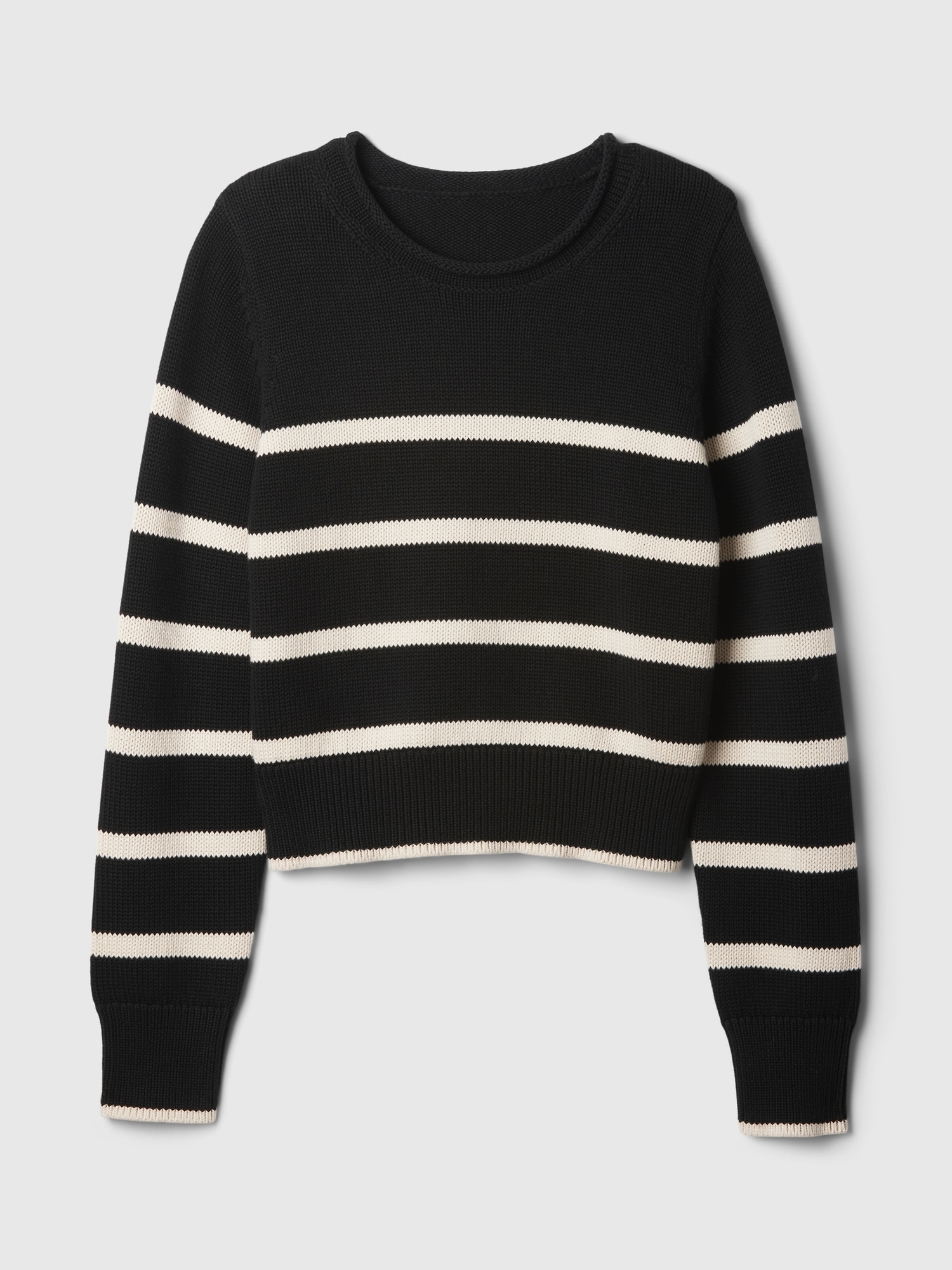 Shrunken Roll Neck Sweater