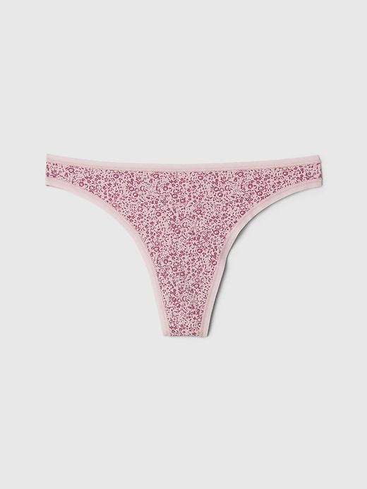 Image number 7 showing, Organic Stretch Cotton Thong