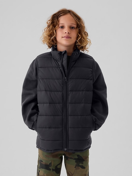 Image number 1 showing, Kids Recycled Lightweight Puffer Vest