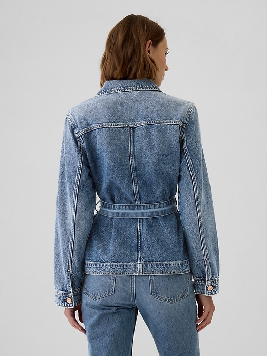 Image number 2 showing, UltraSoft Belted Denim Jacket