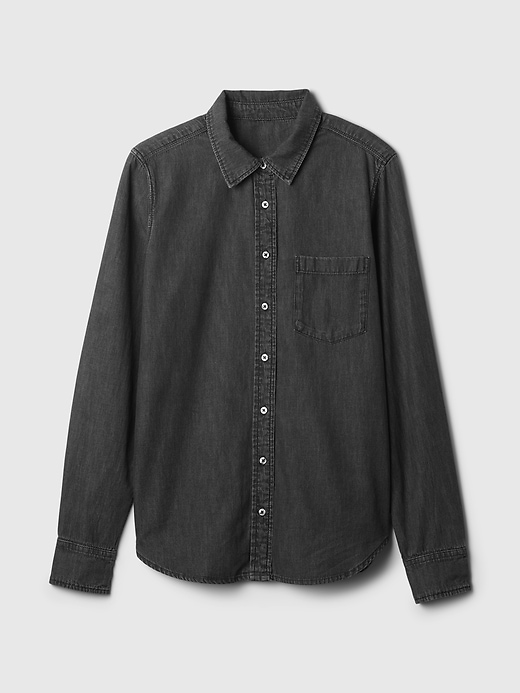 Image number 9 showing, Organic Cotton Denim Perfect Shirt