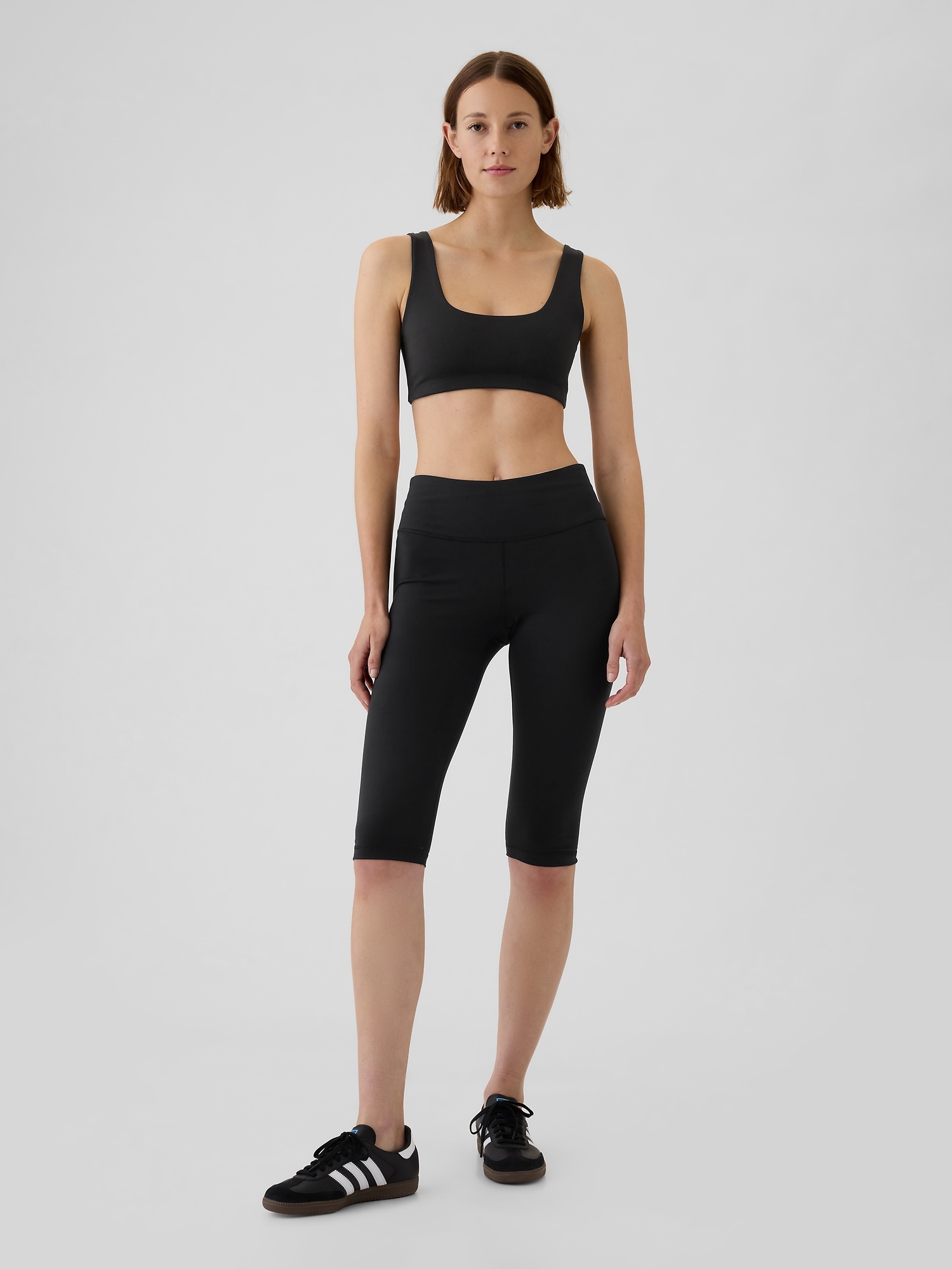 Women s Gapfit High Rise Power Cropped Leggings by Gap Black Size XXS